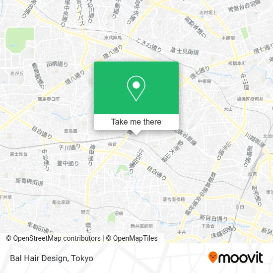 Bal Hair Design map