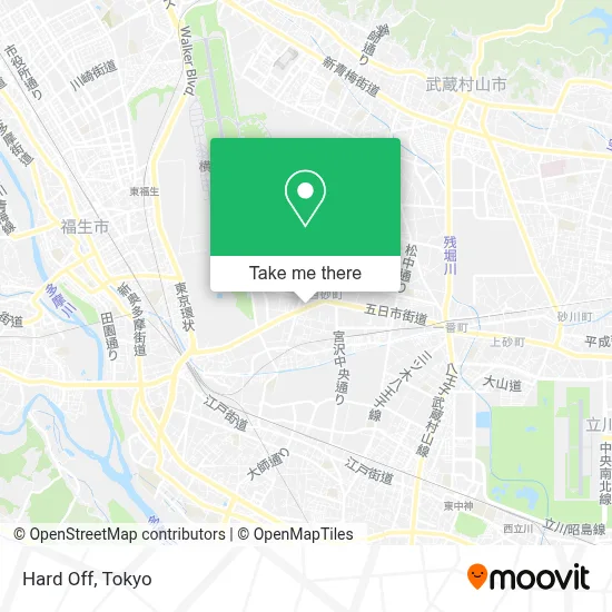 Hard Off map