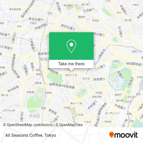 All Seasons Coffee map