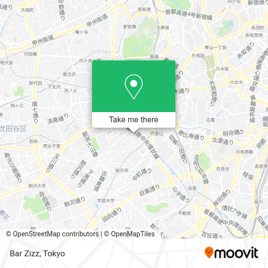 Bar Zizz map