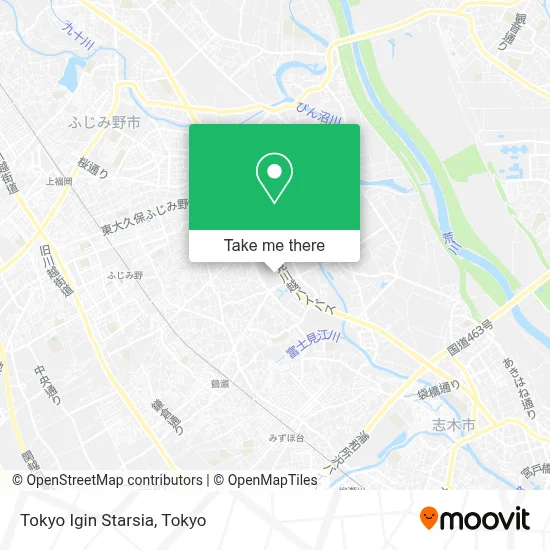 Tokyo Igin Starsia map