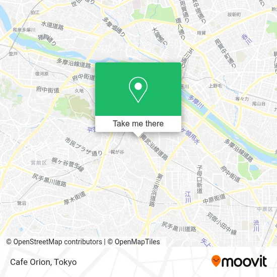 Cafe Orion map