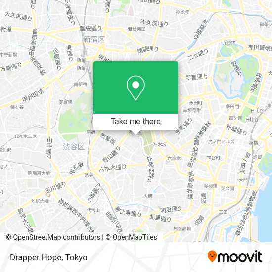 Drapper Hope map