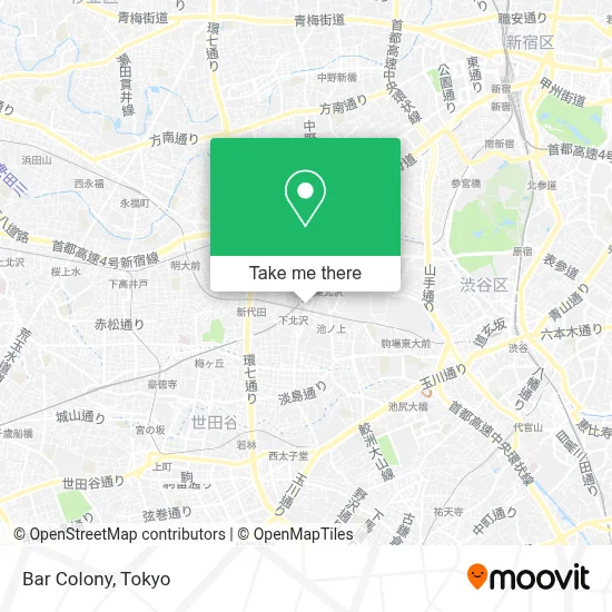 Bar Colony map