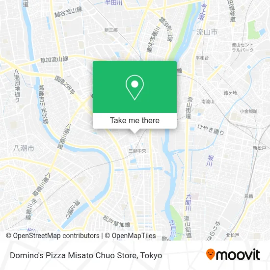 Domino's Pizza Misato Chuo Store map