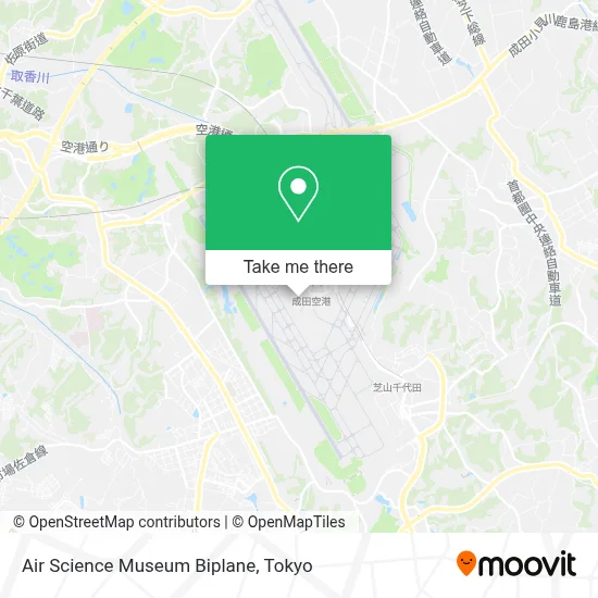 Air Science Museum Biplane map