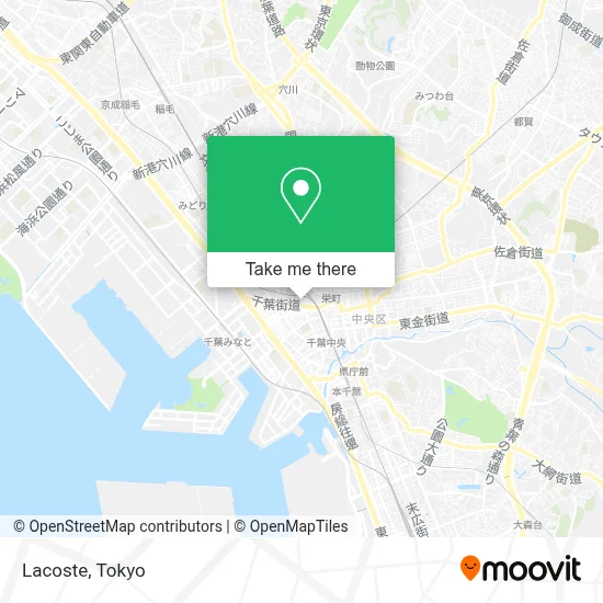 Lacoste map