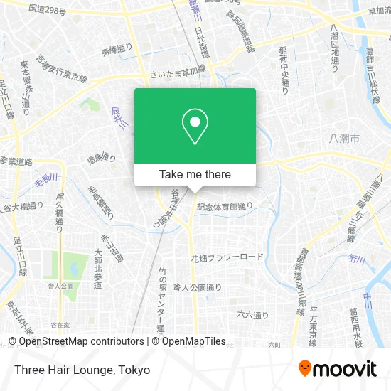 Three Hair Lounge map