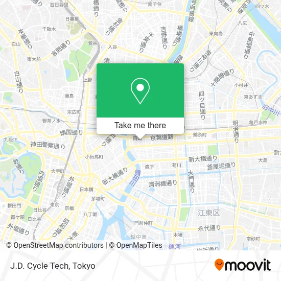 J.D. Cycle Tech map