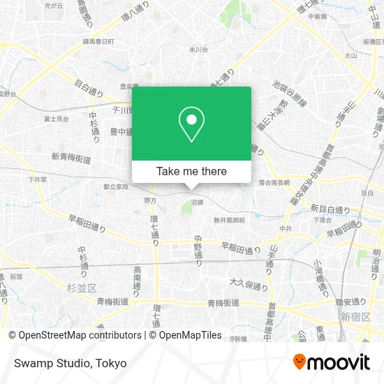 Swamp Studio map