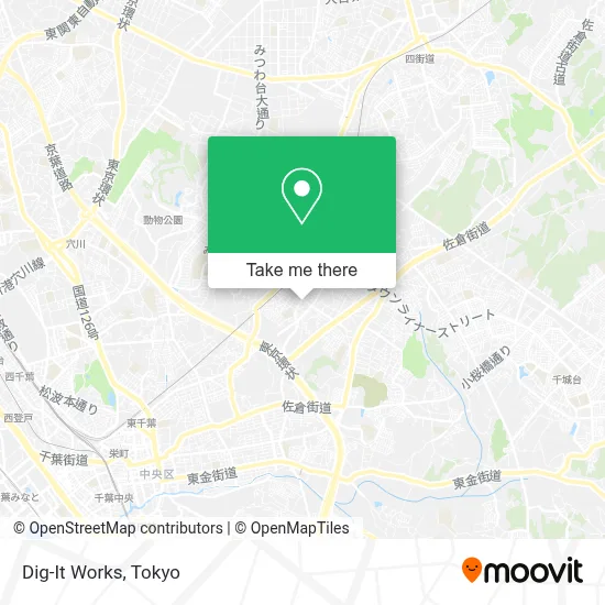 Dig-It Works map