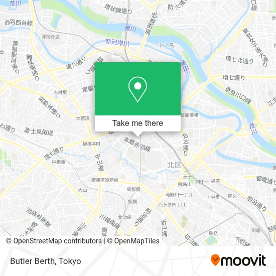 Butler Berth map