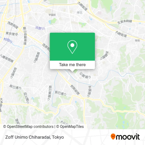 Zoff Unimo Chiharadai map