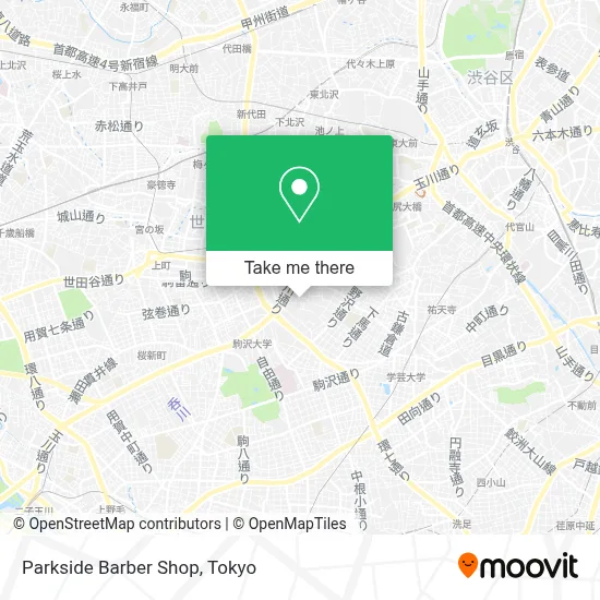 Parkside Barber Shop map