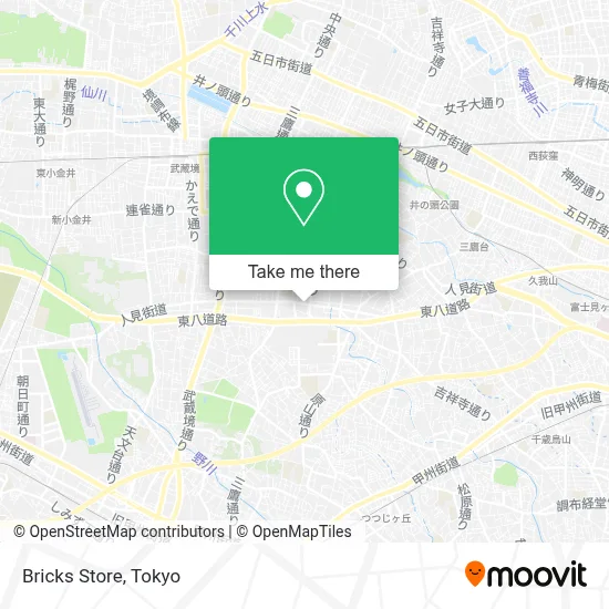 Bricks Store map