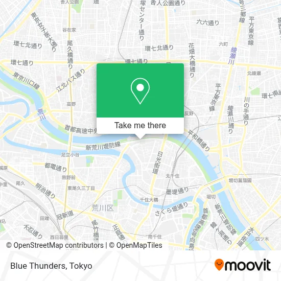 Blue Thunders map