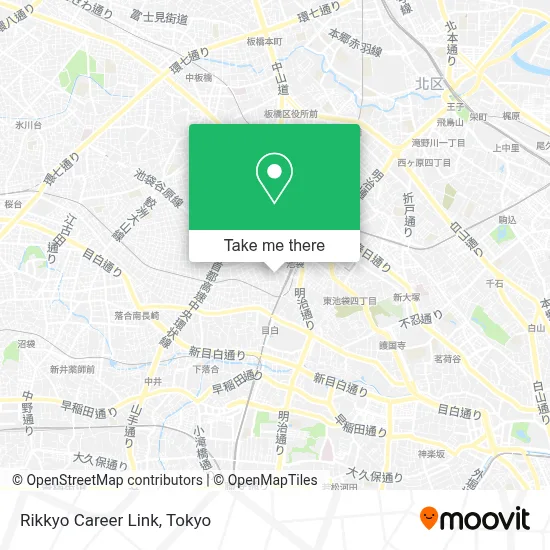 Rikkyo Career Link map