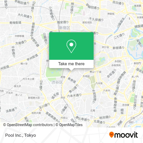 Pool Inc. map