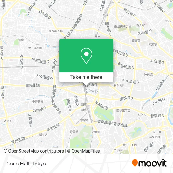 Coco Hall map