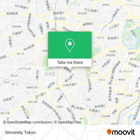 Sincerely map