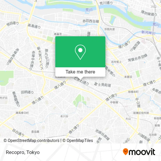 Recopro map