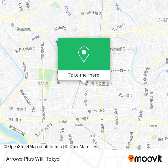 Arrows Plus Will map