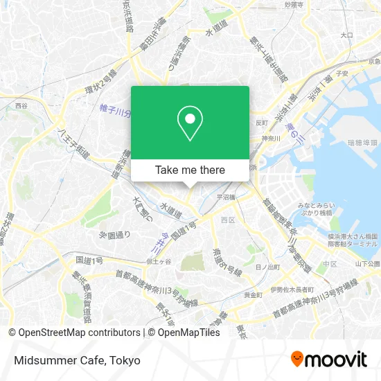 Midsummer Cafe map