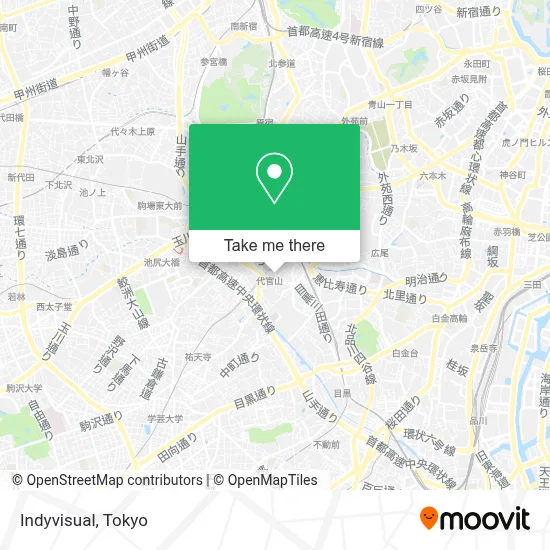 Indyvisual map