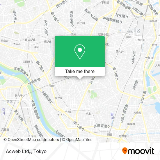 Acweb Ltd,. map