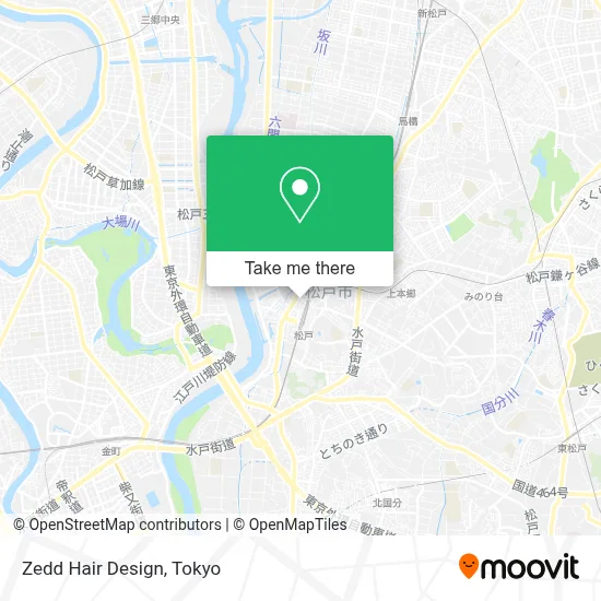 Zedd Hair Design map