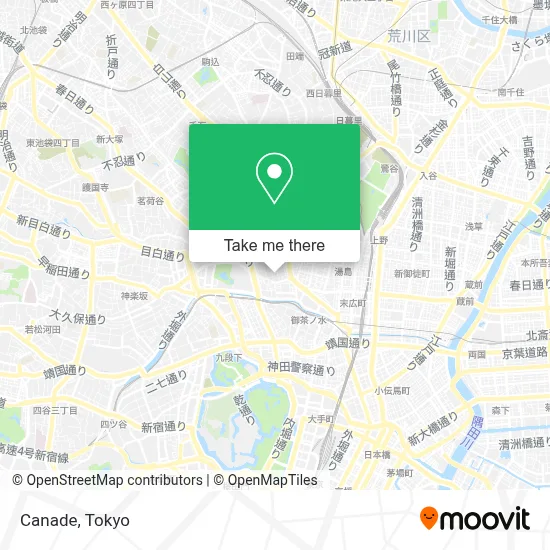 Canade map