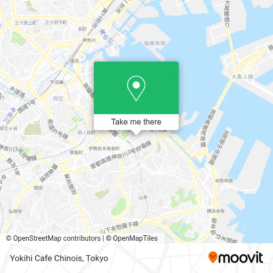 Yokihi Cafe Chinois map