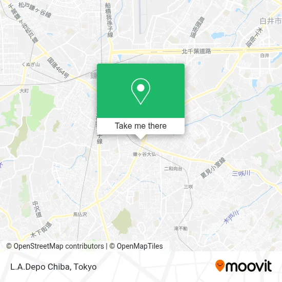 L.A.Depo Chiba map