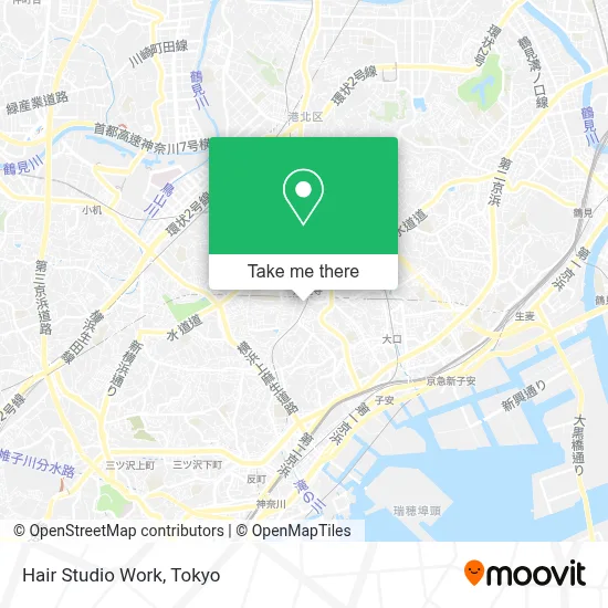 Hair Studio Work map