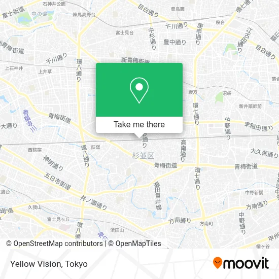 Yellow Vision map