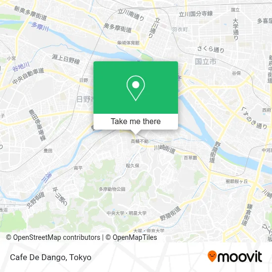 Cafe De Dango map