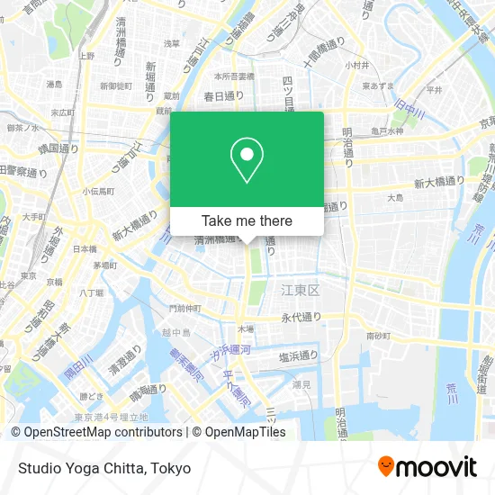 Studio Yoga Chitta map