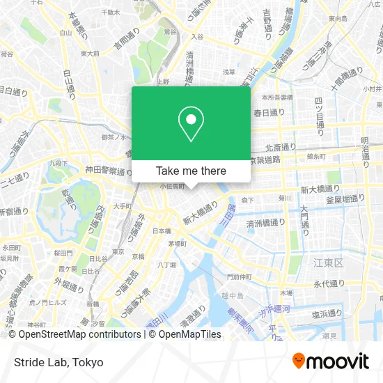 Stride Lab map
