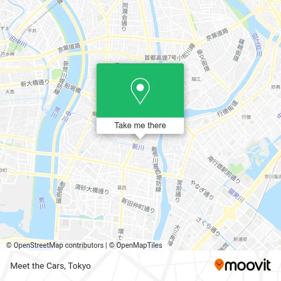 Meet the Cars map