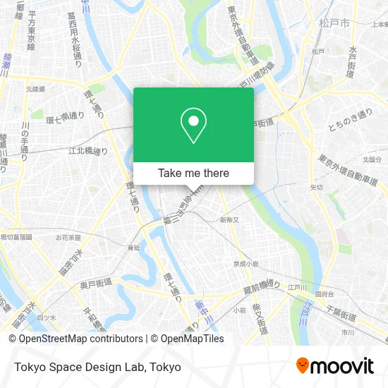 Tokyo Space Design Lab map