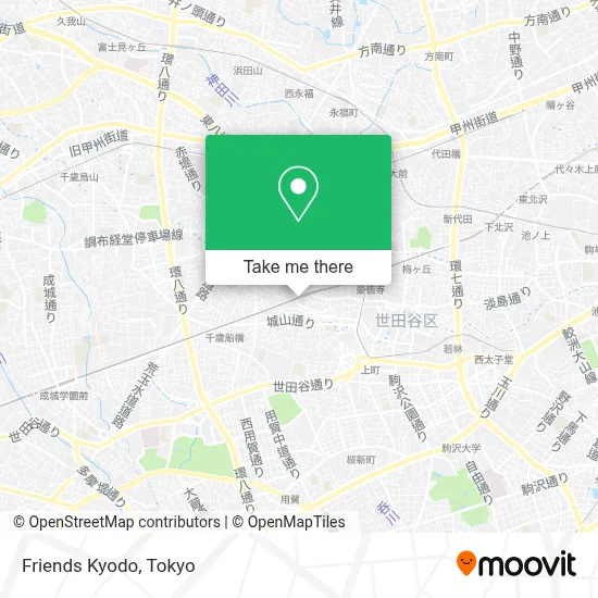Friends Kyodo map
