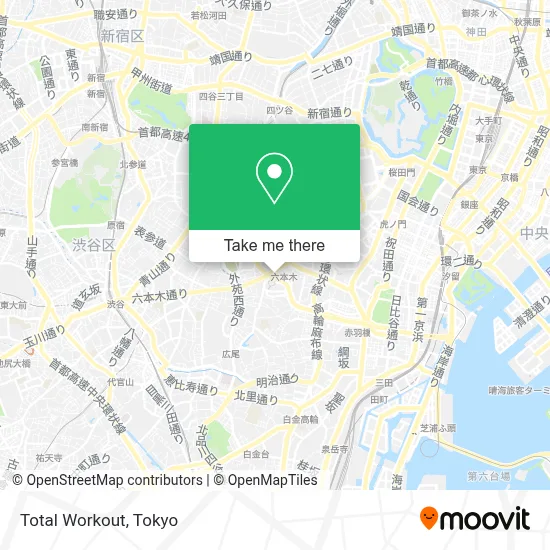 Total Workout map