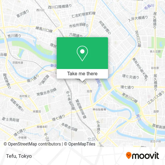 Tefu map