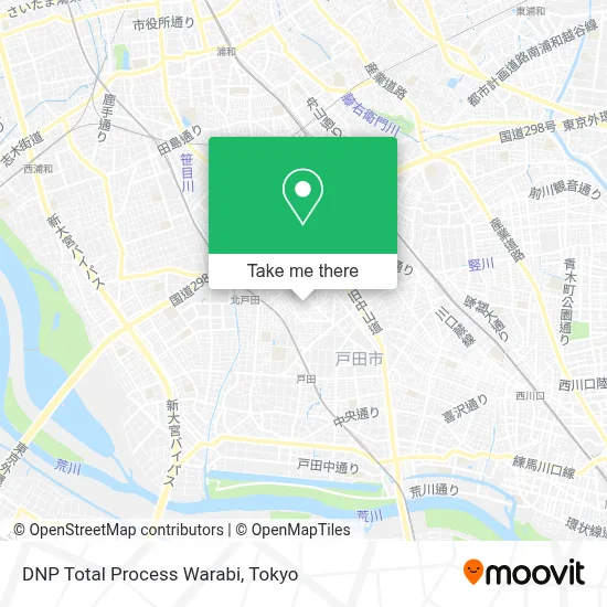 DNP Total Process Warabi map