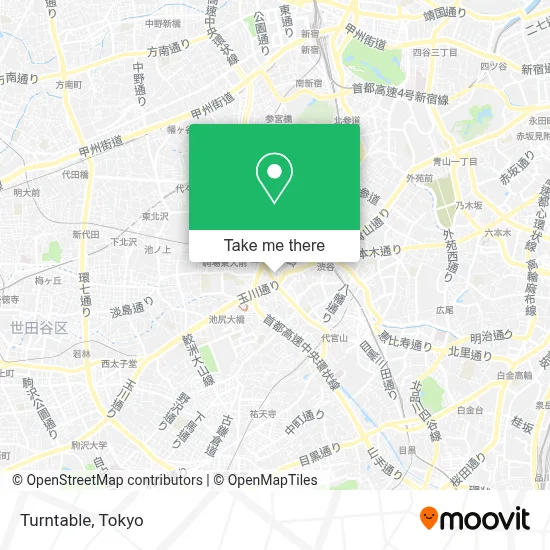 Turntable map