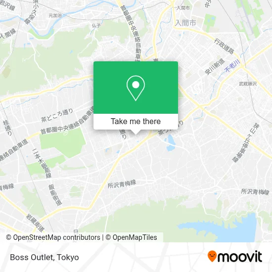 Boss Outlet map