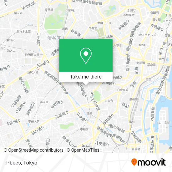 Pbees map
