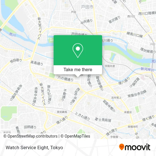 Watch Service Eight map