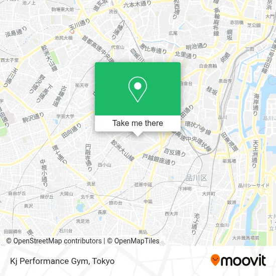 Kj Performance Gym map