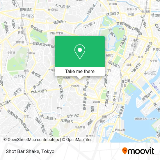 Shot Bar Shake map